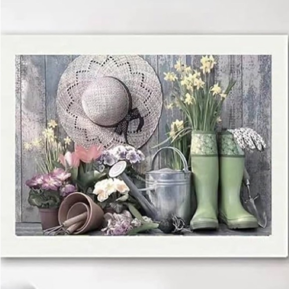 5D Full Drill Diamond Art Gardening Supplies Round Diamond Dots